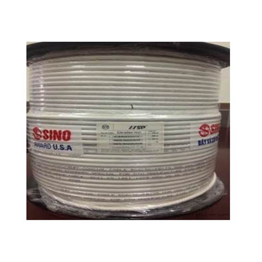 Cáp đồng trục SINO 5C-FB lõi BC 96 sợi màu trắng